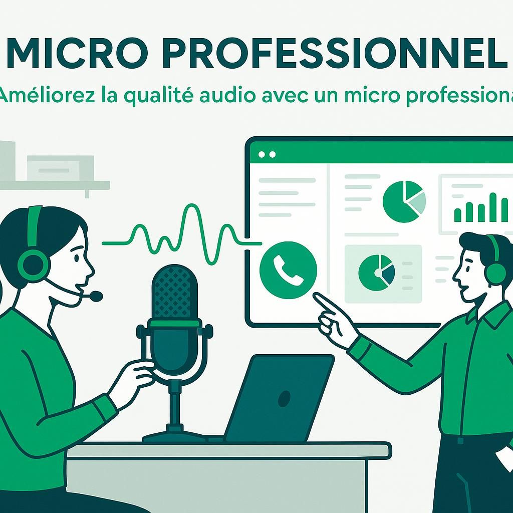 découvrez comment un micro professionnel peut améliorer la qualité audio de vos appels en télétravail pour des communications claires et efficaces.
