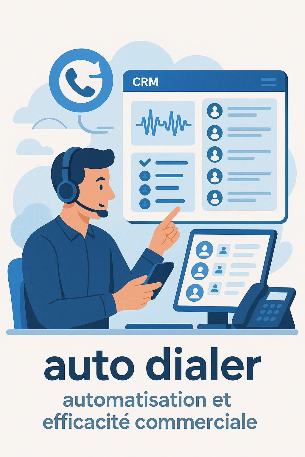 découvrez comment un auto dialer peut optimiser vos campagnes téléphoniques en automatisant les appels, améliorant ainsi l'efficacité et le taux de réponse.