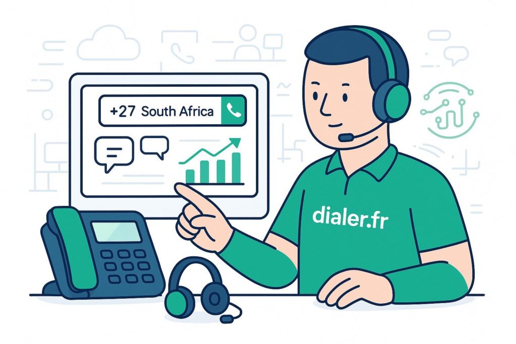 Comment composer un numéro téléphone international afrique du sud