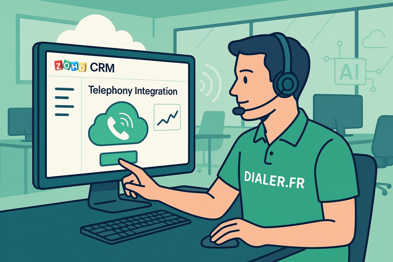 découvrez comment intégrer la téléphonie dans zoho crm pour optimiser la gestion de vos appels et améliorer la productivité de votre équipe commerciale.