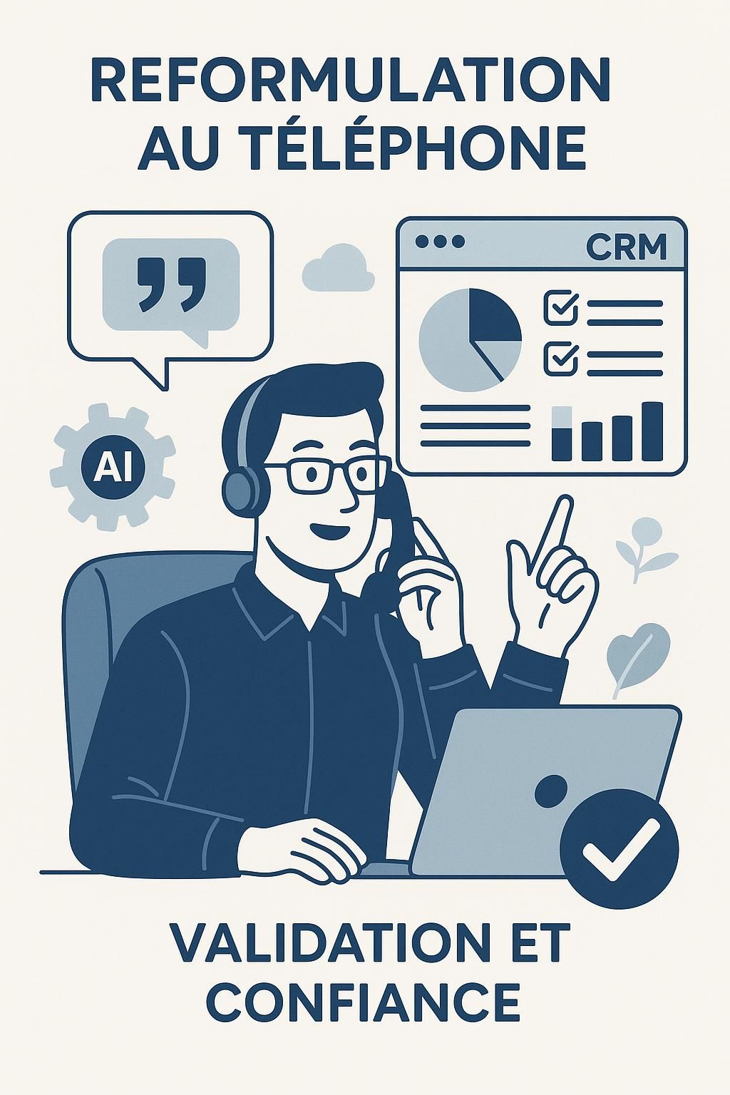 apprenez à reformuler efficacement lors d'un appel téléphonique pour garantir une parfaite compréhension avec votre client et améliorer la qualité de vos échanges.