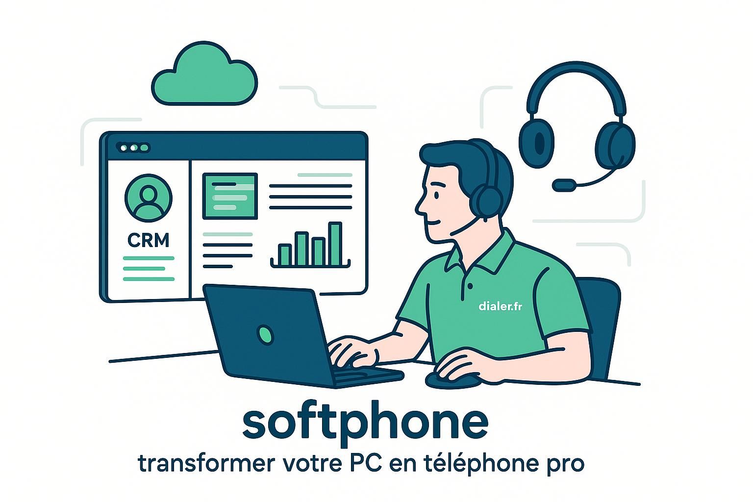 découvrez comment transformer votre pc en téléphone professionnel grâce au softphone, une solution idéale pour le télétravail efficace et flexible.