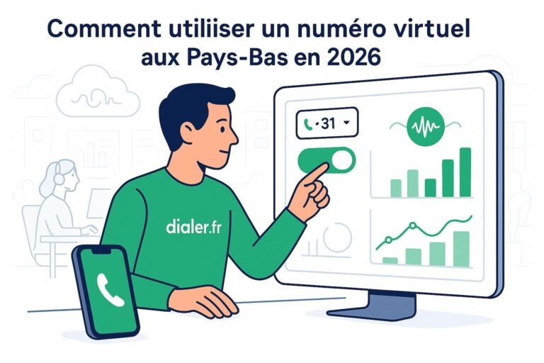 Comment utiliser un numéro virtuel aux Pays-Bas en 2026