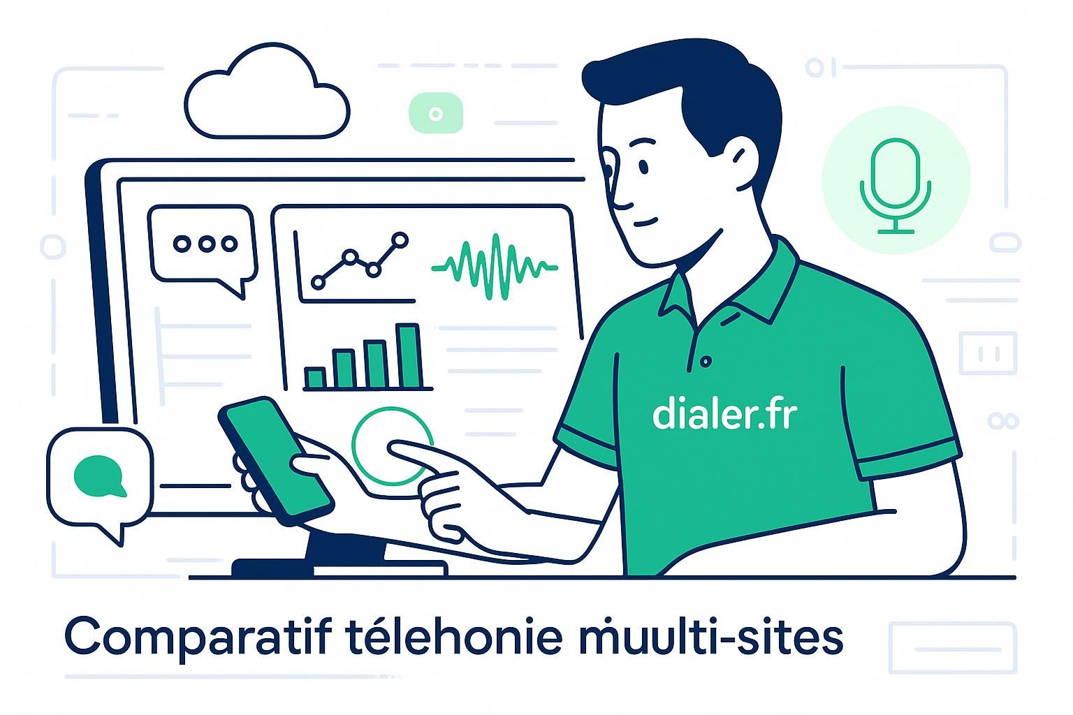 Comparatif téléphonie multi sites : choisir la meilleure solution