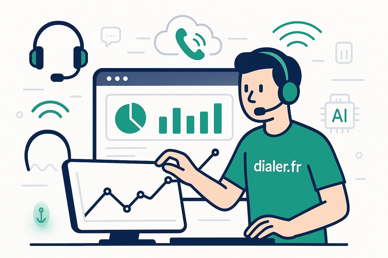 Comparer dialer.fr et justcall : lequel choisir pour votre service client en 2026 ?
