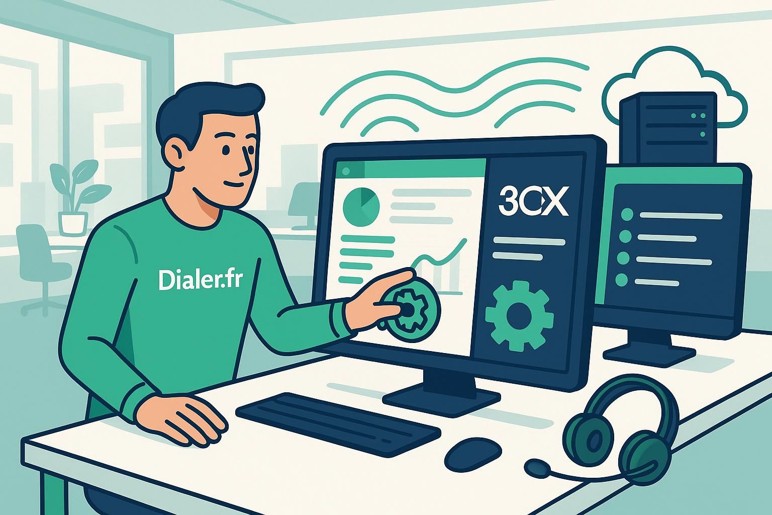 découvrez une comparaison détaillée entre dialer.fr et 3cx pour choisir le meilleur système de téléphonie en 2026, adapté à vos besoins professionnels.