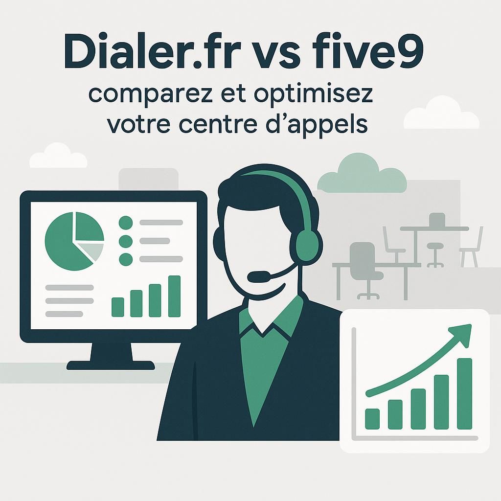 comparez dialer.fr et five9 pour choisir la meilleure solution d'optimisation de votre centre d'appels en 2026. découvrez fonctionnalités, prix et avantages pour booster votre efficacité.