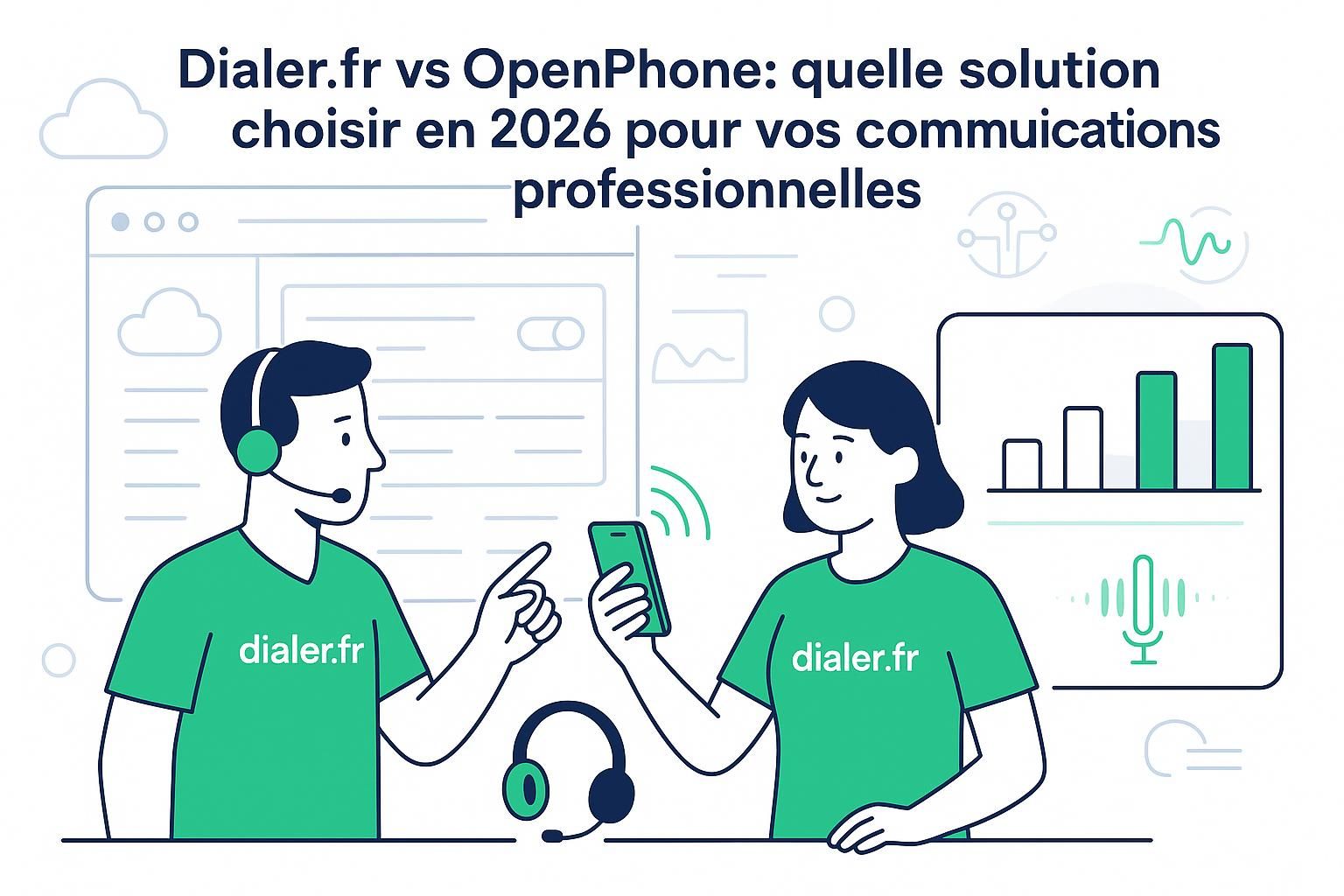 Dialer.fr vs openphone : quelle solution choisir en 2026 pour vos communications professionnelles