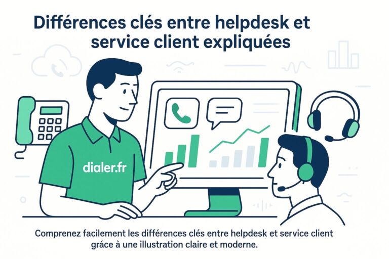 Différences clés entre helpdesk et service client expliquées