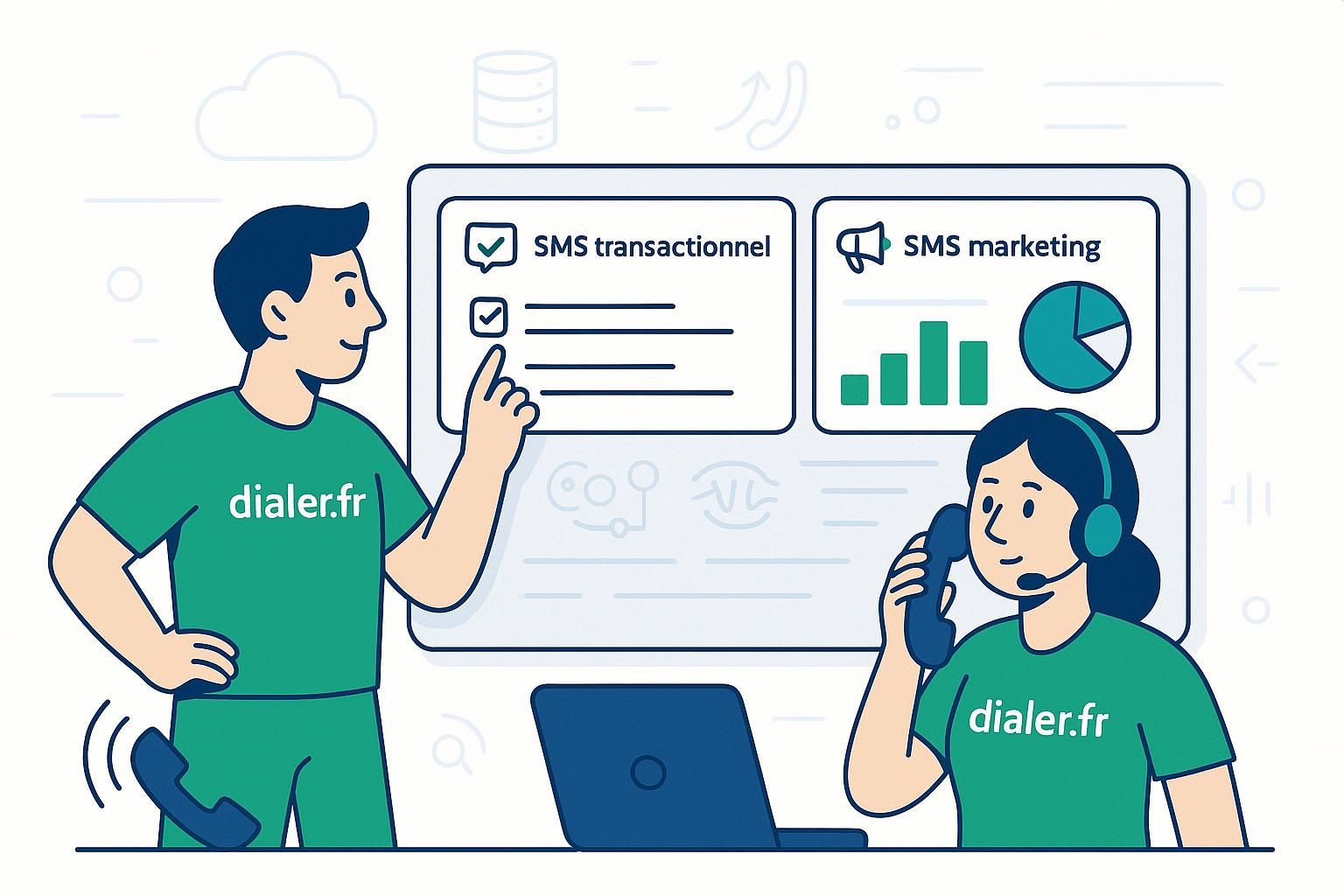 Différences et usages du sms transactionnel et du sms marketing