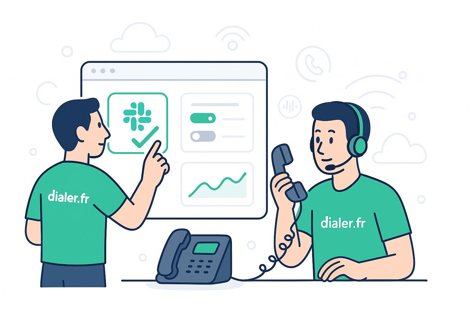 Intégrer slack à la téléphonie : avantages et méthodes