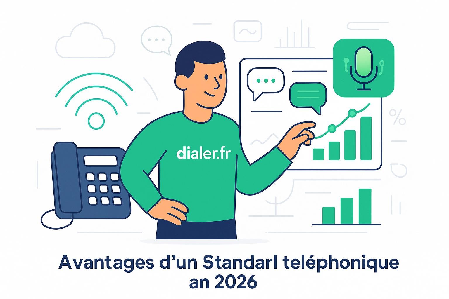 Les avantages d&rsquo;un standard téléphonique IA en 2026
