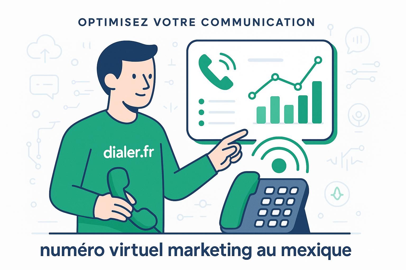 Numéro virtuel marketing au Mexique : optimiser votre communication