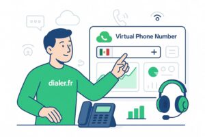 Numéro virtuel pour entreprise internationale au mexique