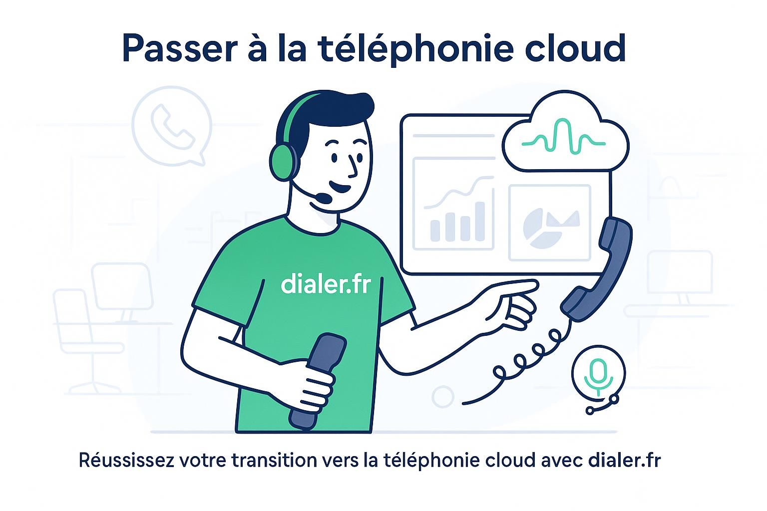 Passer à la téléphonie cloud : les avantages et comment réussir la transition