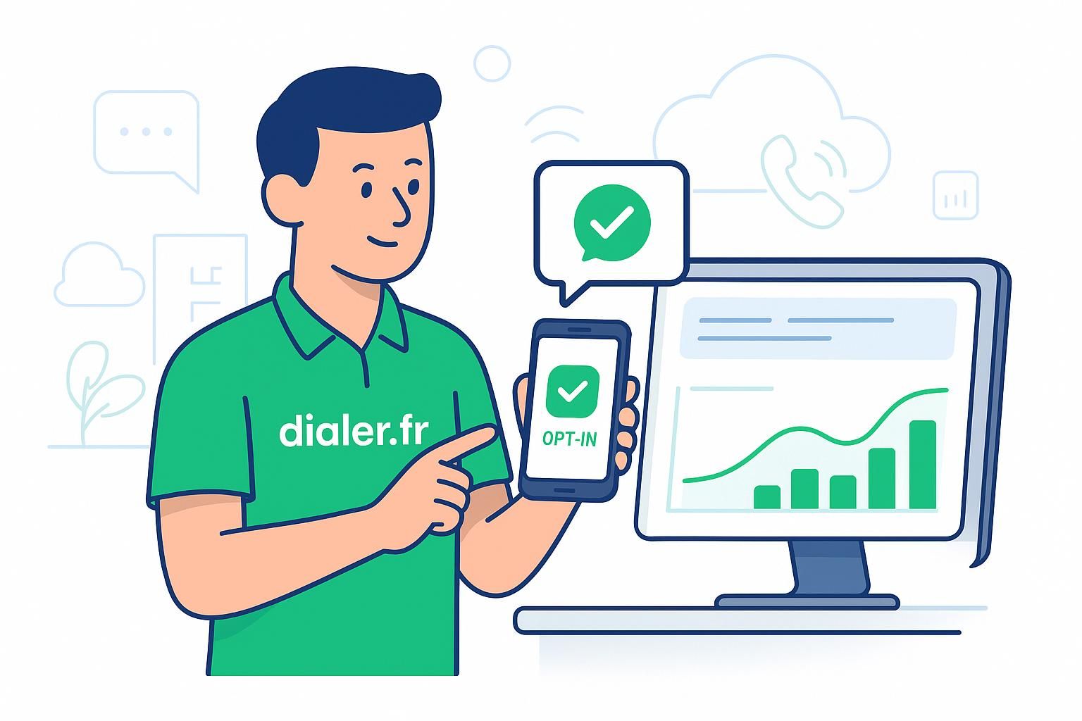 Comment collecter le consentement légalement via opt-in sms