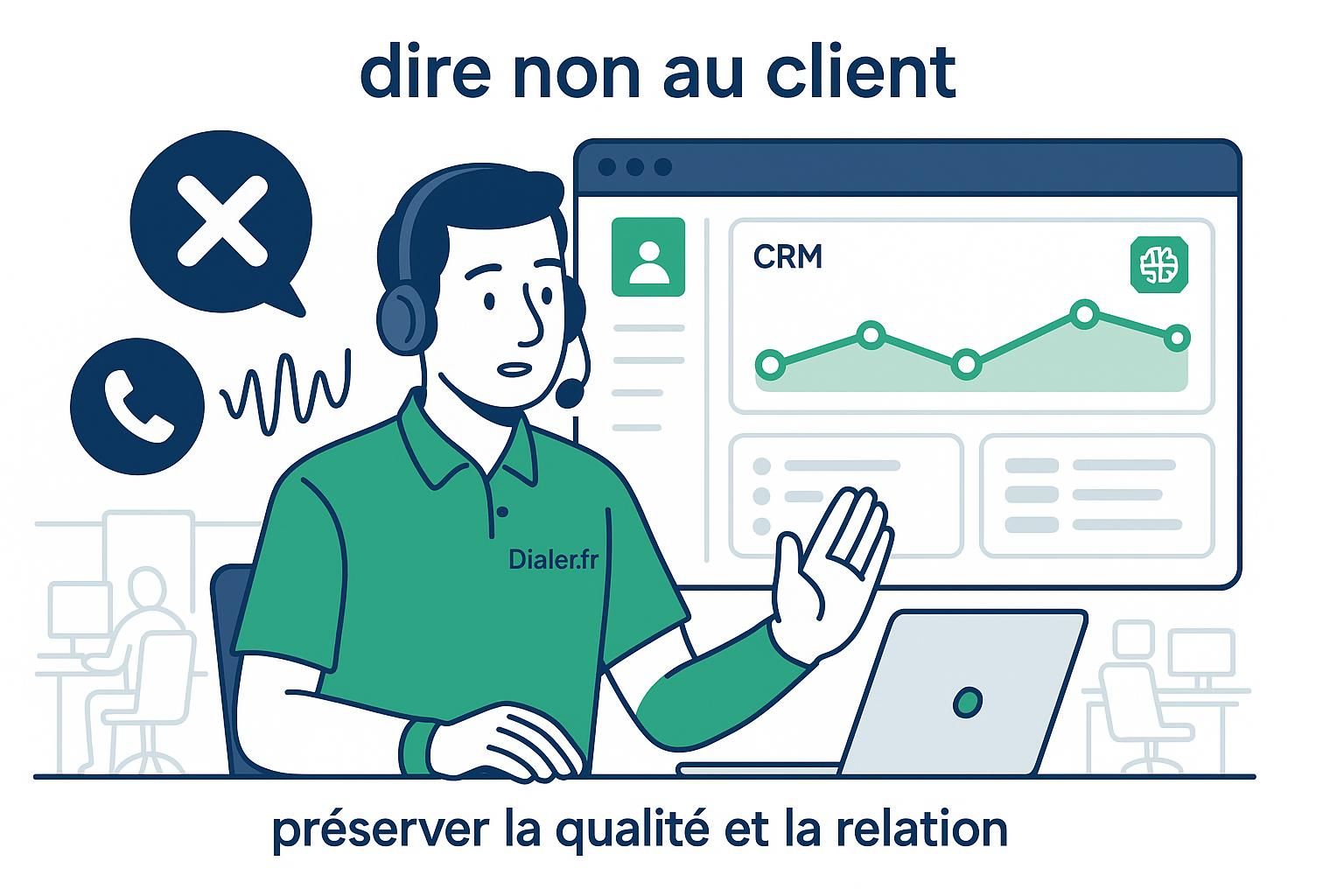 découvrez des techniques efficaces pour dire non au client au téléphone avec tact et professionnalisme, afin de gérer les situations délicates tout en préservant une bonne relation.