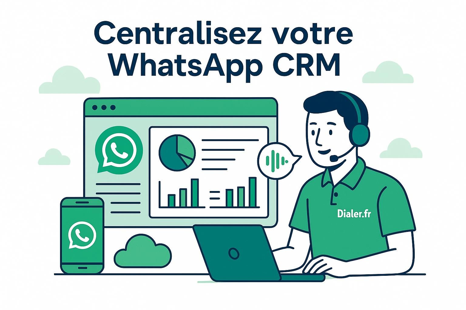 découvrez comment intégrer whatsapp dans votre crm pour centraliser vos communications et améliorer l'efficacité de votre messagerie client.