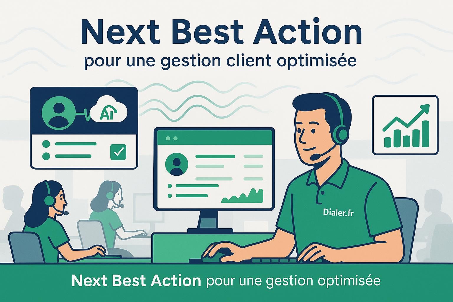 découvrez comment la next best action, combinée à l'intelligence artificielle dans le crm, optimise la gestion de votre base clients en personnalisant les interactions et améliorant la satisfaction.