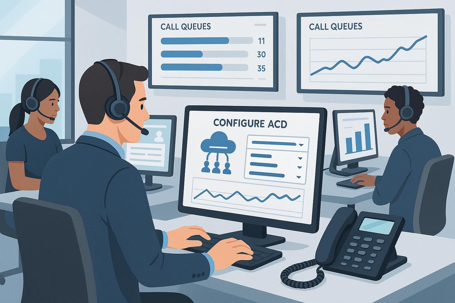 découvrez comment optimiser la distribution automatique des appels avec un système acd pour améliorer l'efficacité du service client et réduire les temps d'attente.