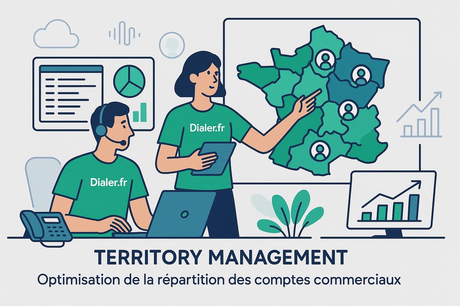 découvrez comment optimiser la répartition de vos comptes commerciaux grâce au territory management pour améliorer la performance et la couverture de votre équipe de vente.