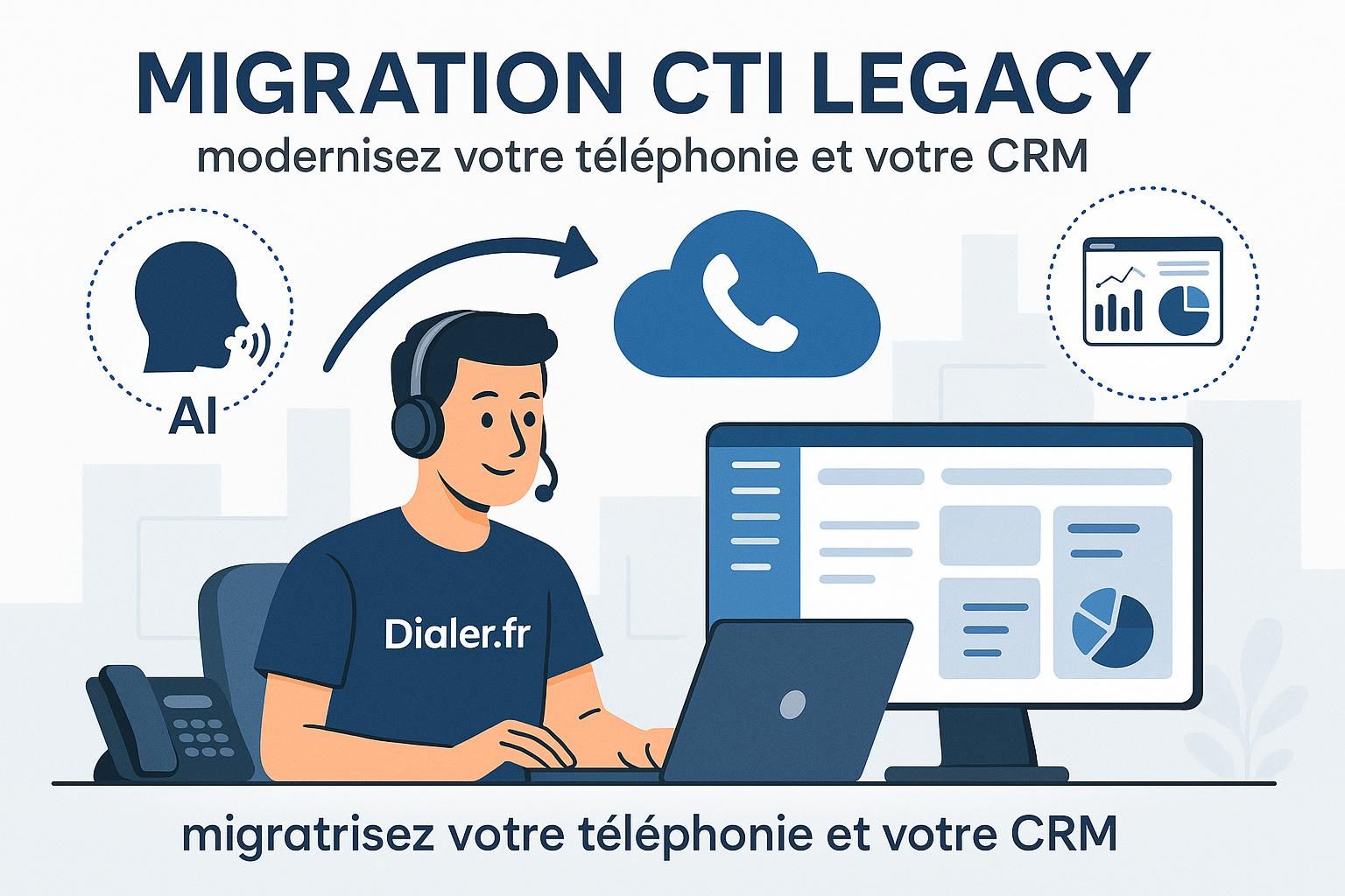 découvrez les étapes clés pour réussir la migration de votre cti legacy vers un crm cloud moderne et optimisez la gestion de votre relation client avec les nouvelles technologies.