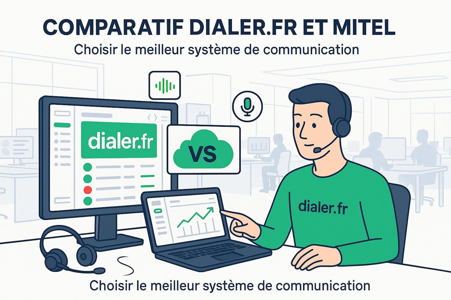 découvrez notre comparatif complet entre dialer.fr et mitel pour choisir le meilleur système de communication en 2026, adapté à vos besoins professionnels.