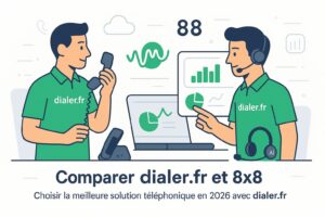 Comparer dialer.fr et 8×8 : quelle solution choisir en 2026
