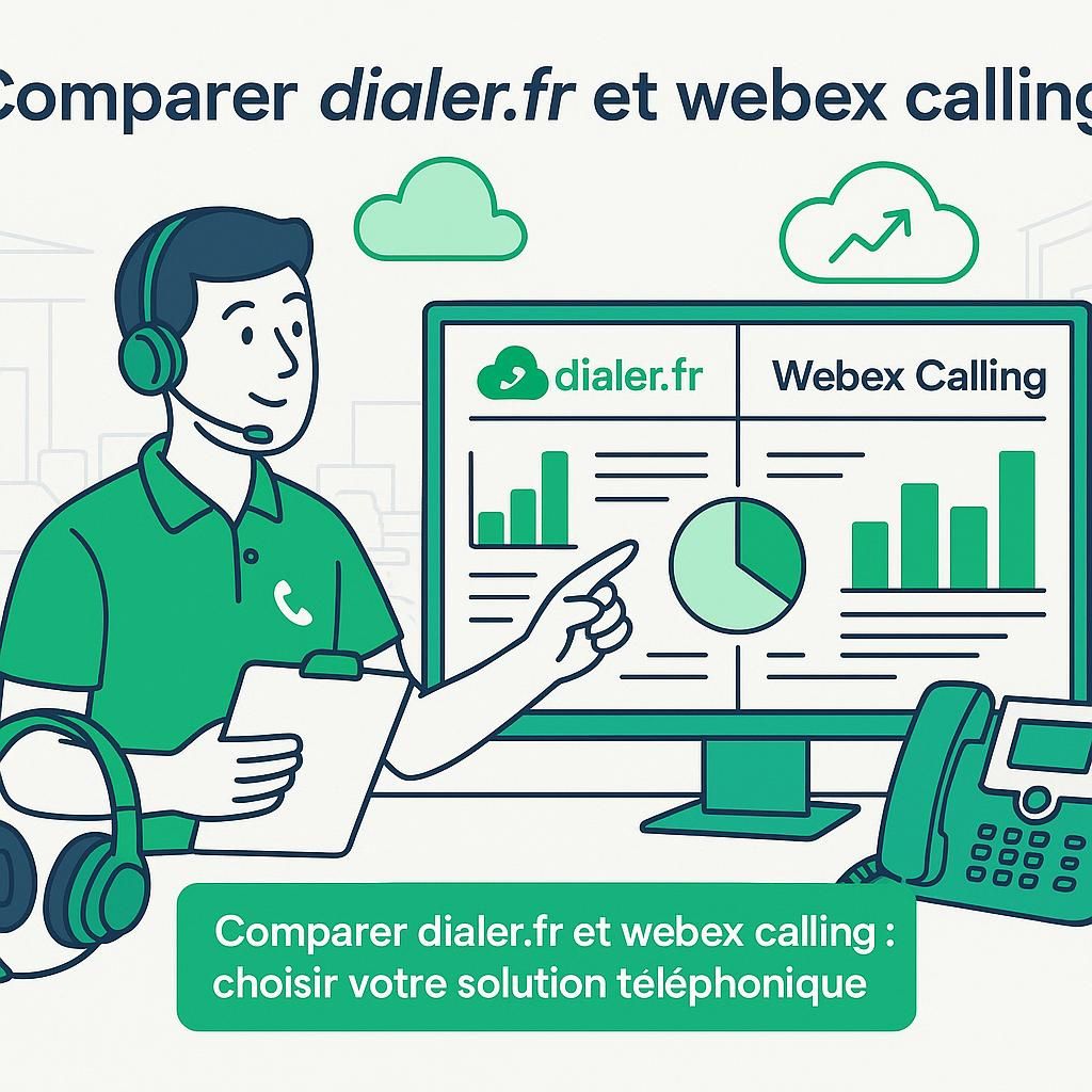 comparez dialer.fr et webex calling pour choisir la solution de communication la mieux adaptée à vos besoins professionnels. découvrez les fonctionnalités, avantages et tarifs de chaque service.