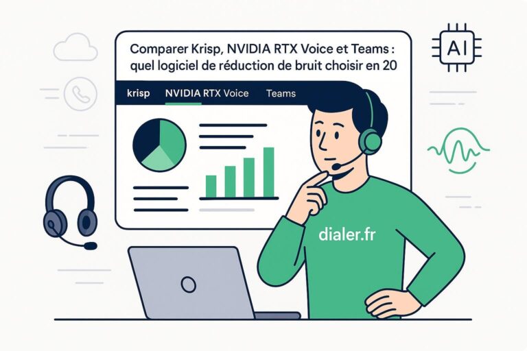 Comparer krisp, nvidia rtx voice et teams : quel logiciel de réduction de bruit choisir en 2026