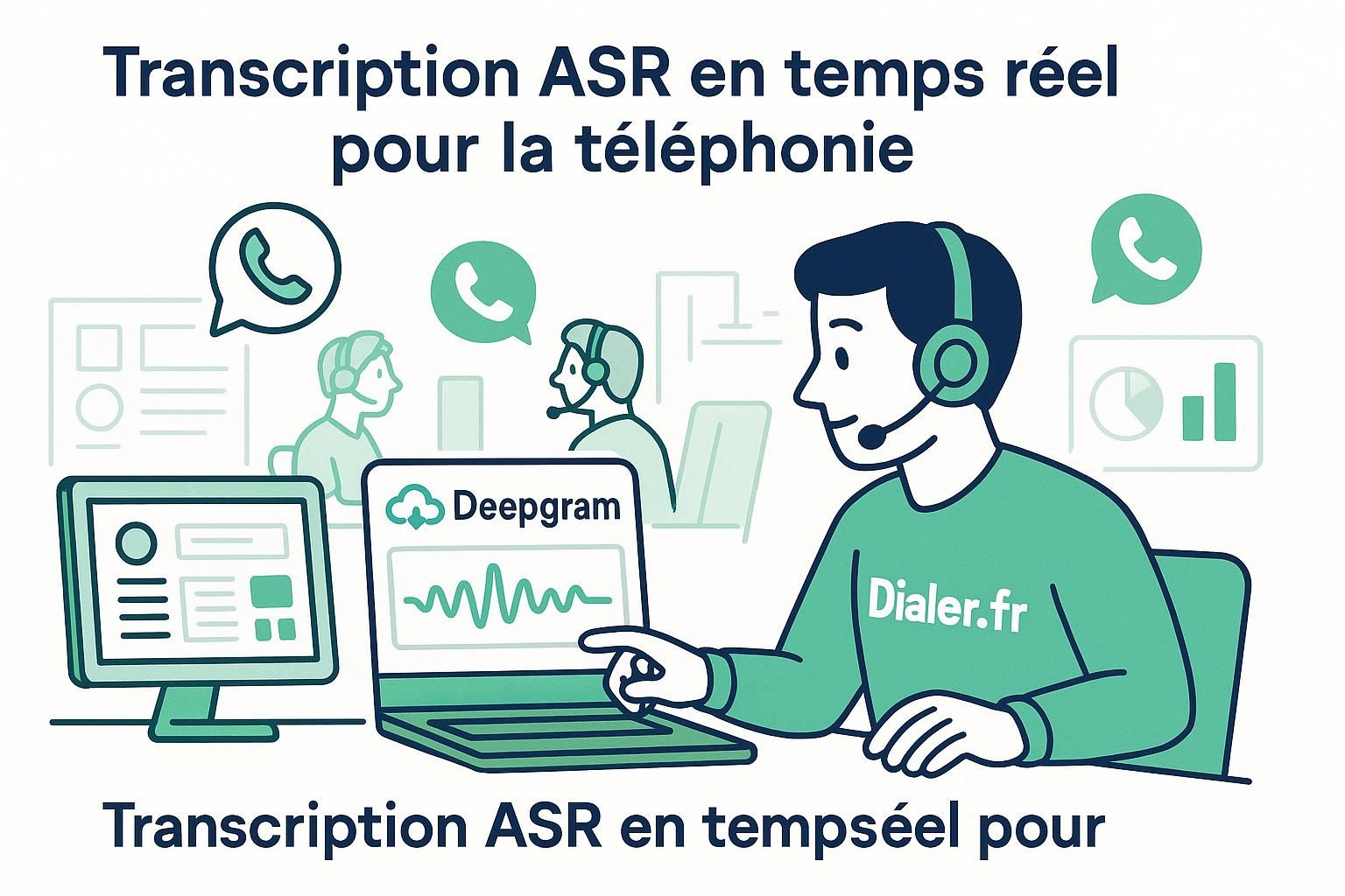 découvrez comment deepgram transforme la téléphonie grâce à sa technologie de transcription asr en temps réel, offrant précision et rapidité pour une communication optimisée.