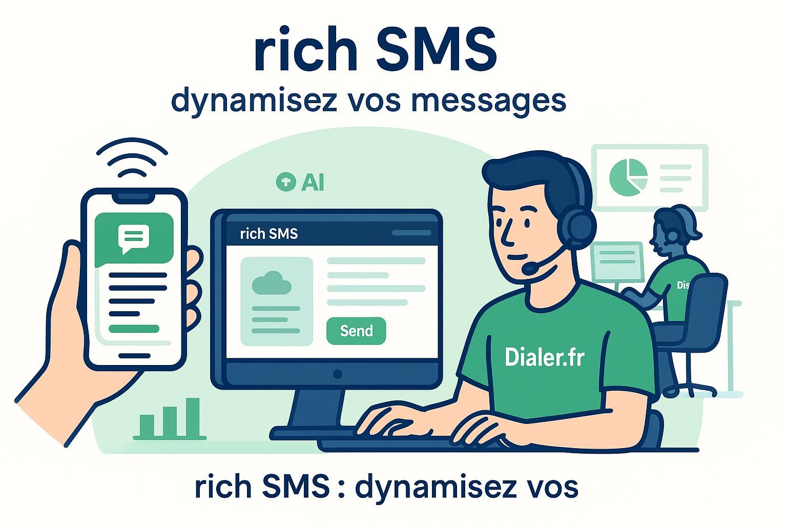 explorez le rich sms et découvrez comment intégrer images, boutons et autres fonctionnalités enrichies pour dynamiser vos messages texte.