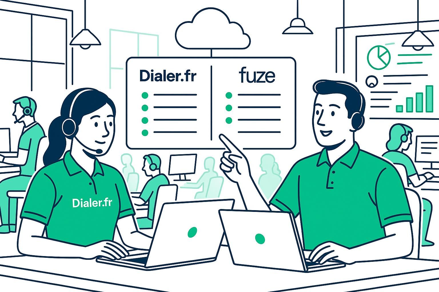 découvrez notre comparatif entre dialer.fr et fuze pour choisir le meilleur logiciel et optimiser votre communication en 2026.