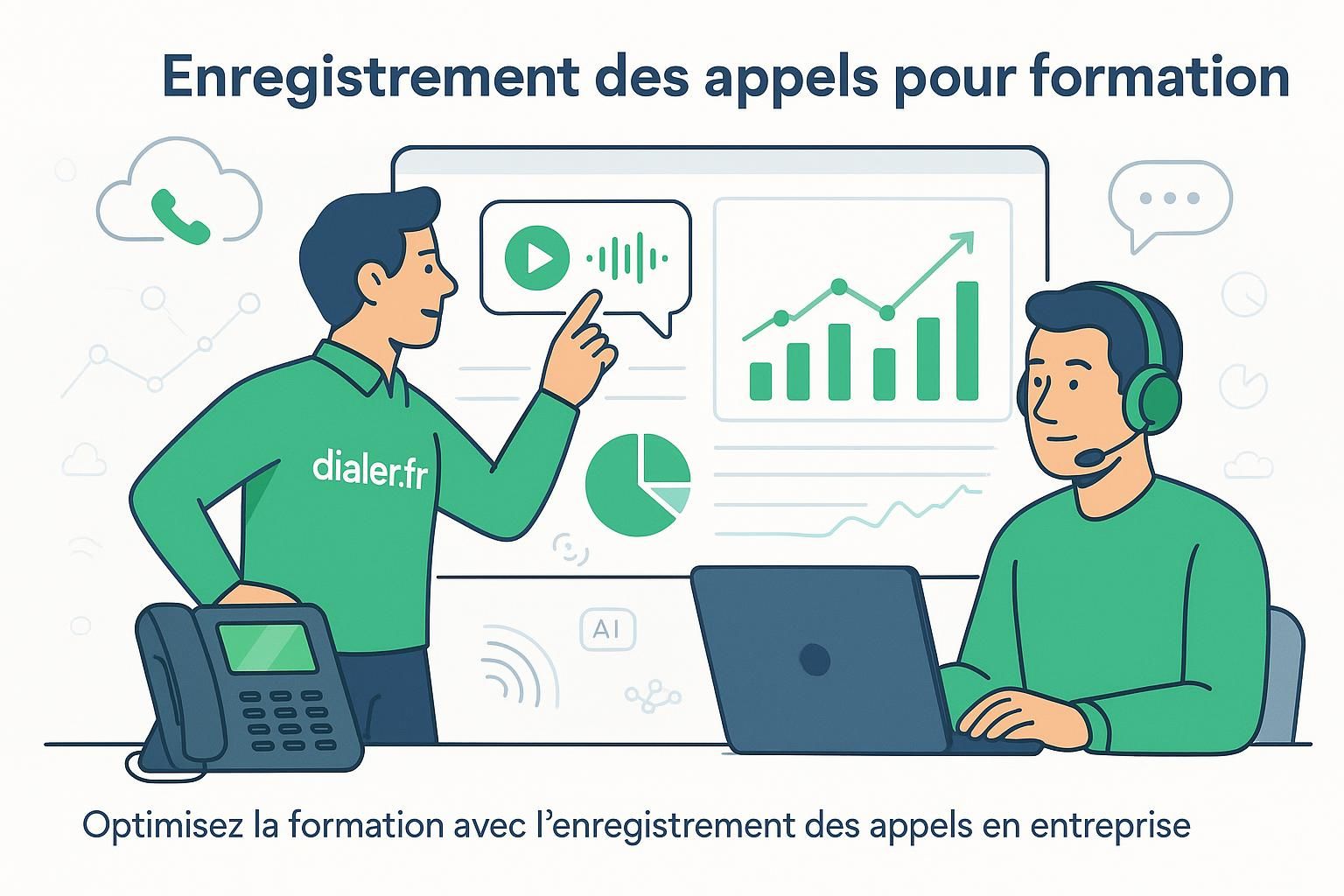 Enregistrer les appels pour mieux former les nouvelles recrues en entreprise