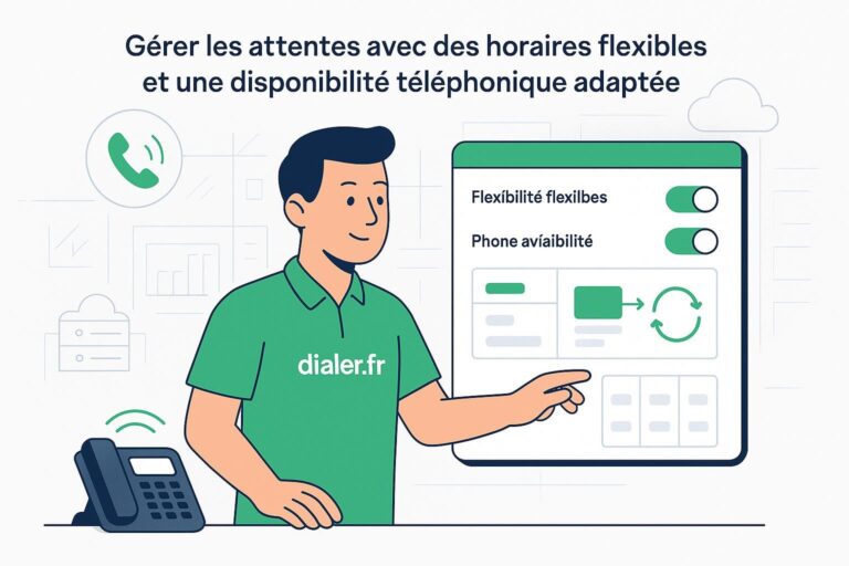 Gérer les attentes avec des horaires flexibles et une disponibilité téléphonique adaptée