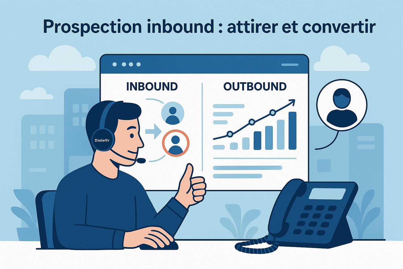 découvrez comment combiner efficacement la prospection inbound et outbound pour maximiser vos résultats commerciaux et trouver le meilleur des deux mondes.