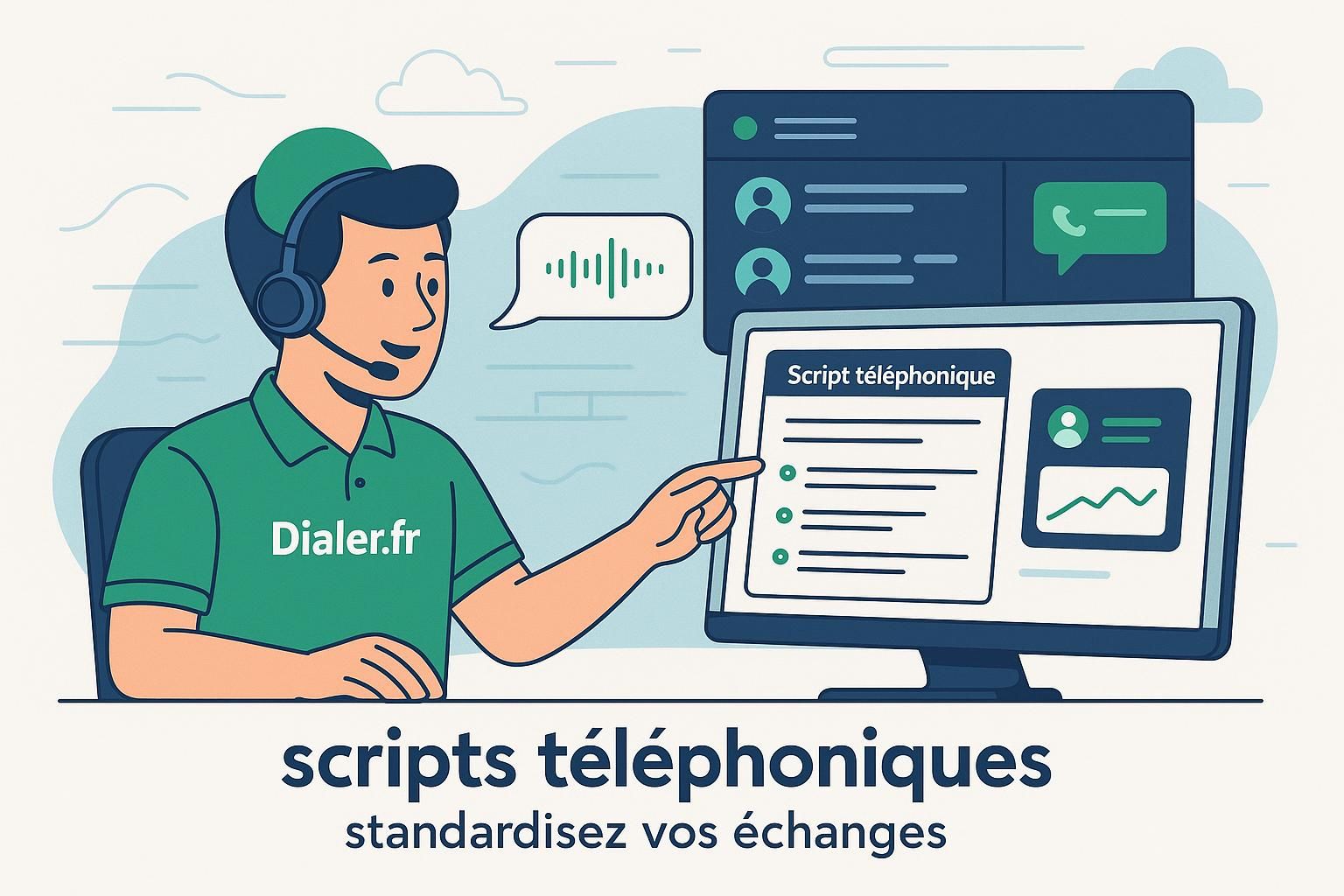 découvrez des modèles de scripts adaptés pour un support client téléphonique efficace, personnalisés selon chaque situation pour améliorer la satisfaction et la résolution rapide des problèmes.