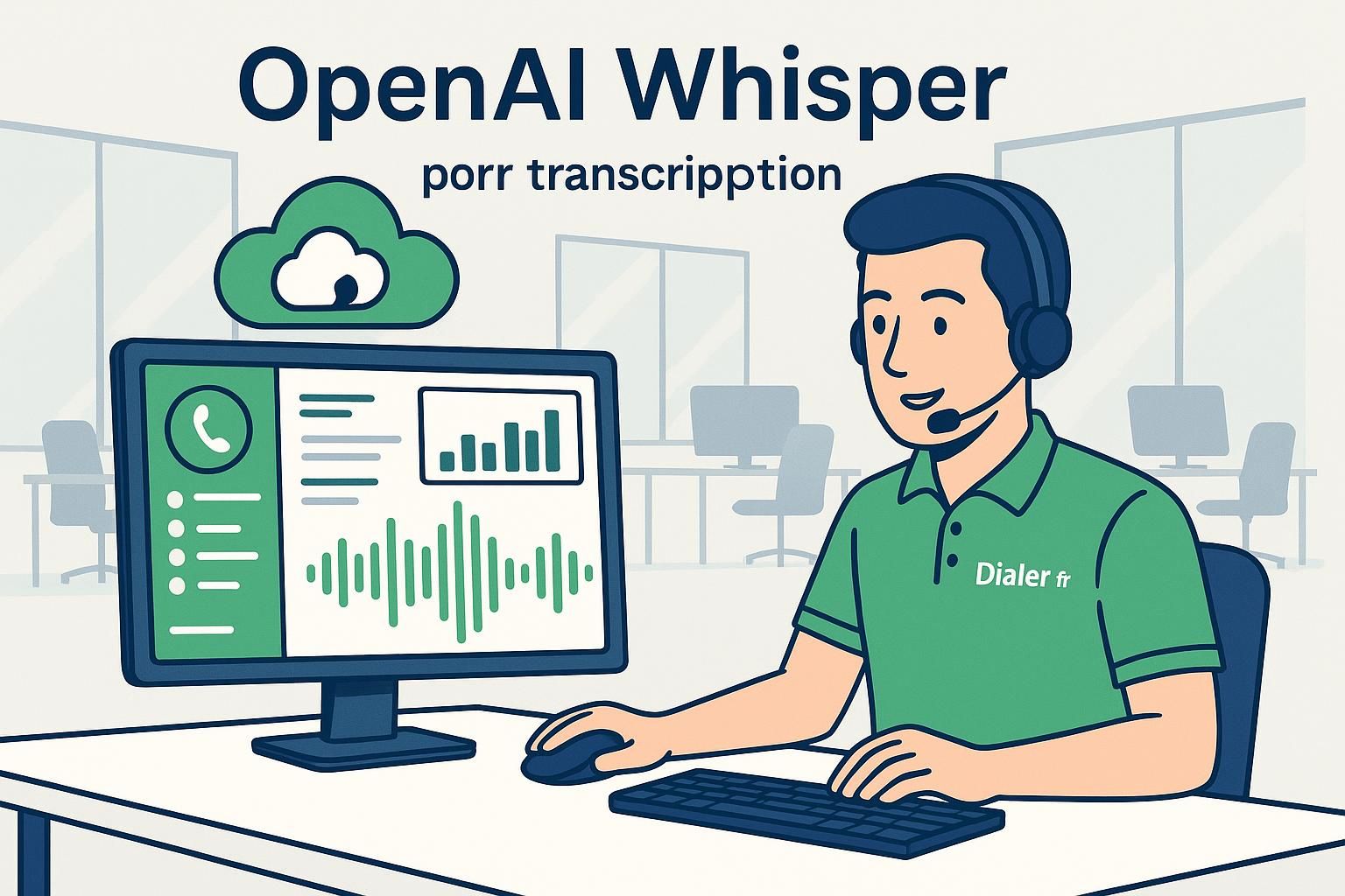 découvrez openai whisper, une solution open source innovante pour la transcription audio et la reconnaissance automatique de la parole (asr) en téléphonie, offrant performance et accessibilité.