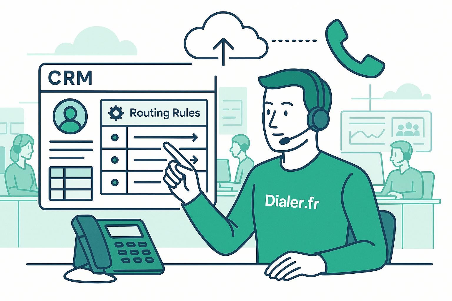 découvrez comment optimiser le routage des appels en utilisant une base de données crm pour améliorer la gestion client et augmenter l'efficacité de votre service téléphonique.