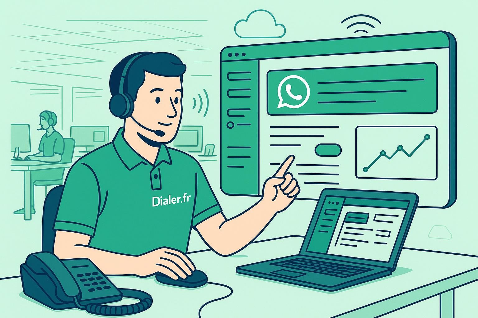 découvrez comment optimiser votre centre d'appels en intégrant whatsapp business comme canal de communication efficace et sécurisé.