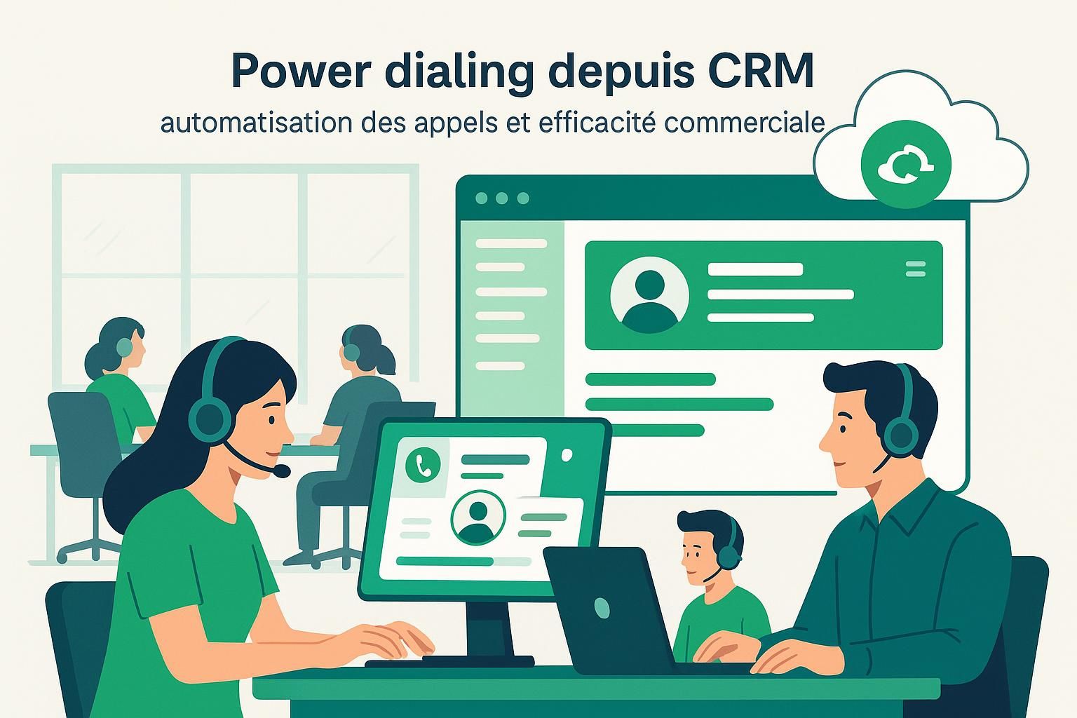 optimisez vos appels et boostez votre productivité grâce au power dialing directement depuis votre crm. gagnez du temps et améliorez vos résultats commerciaux efficacement.