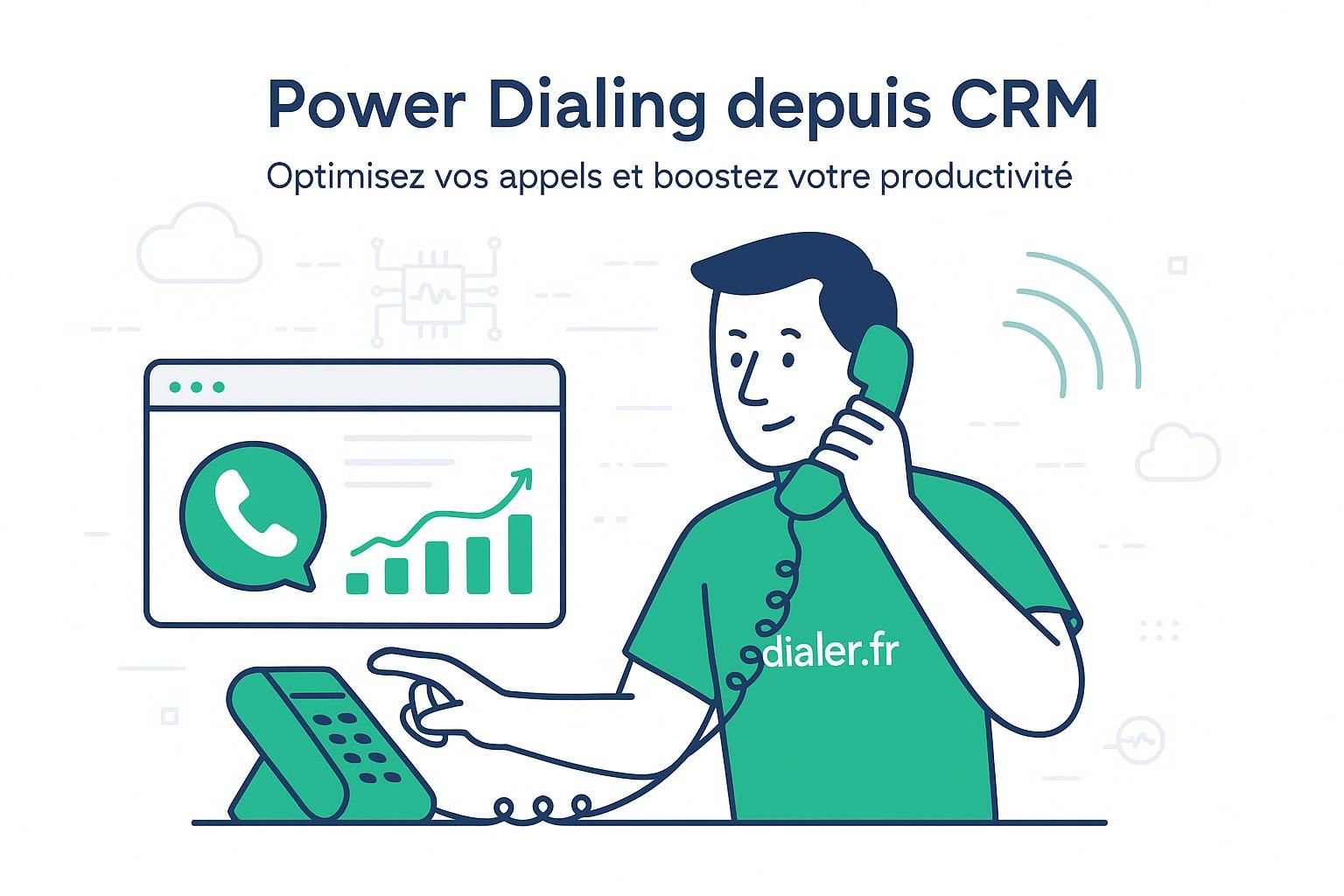 Power dialing depuis crm appeler : optimiser vos appels et booster votre productivité