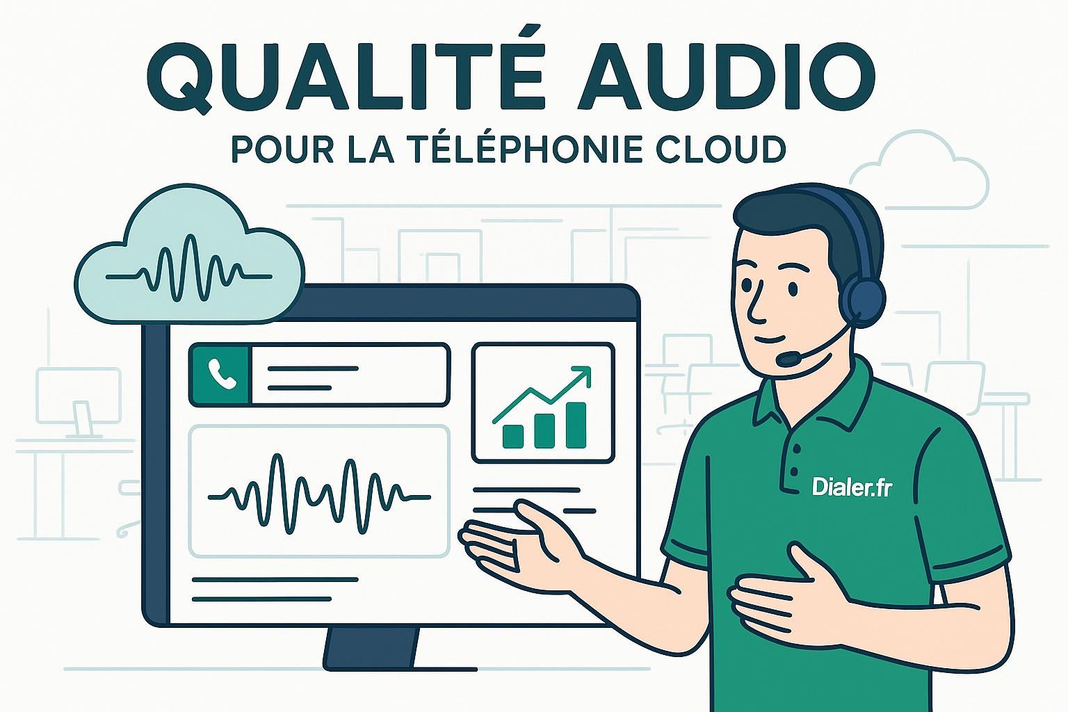 découvrez comment la qualité audio influence l'efficacité et la satisfaction dans la téléphonie cloud, et pourquoi elle est essentielle pour une communication optimale.