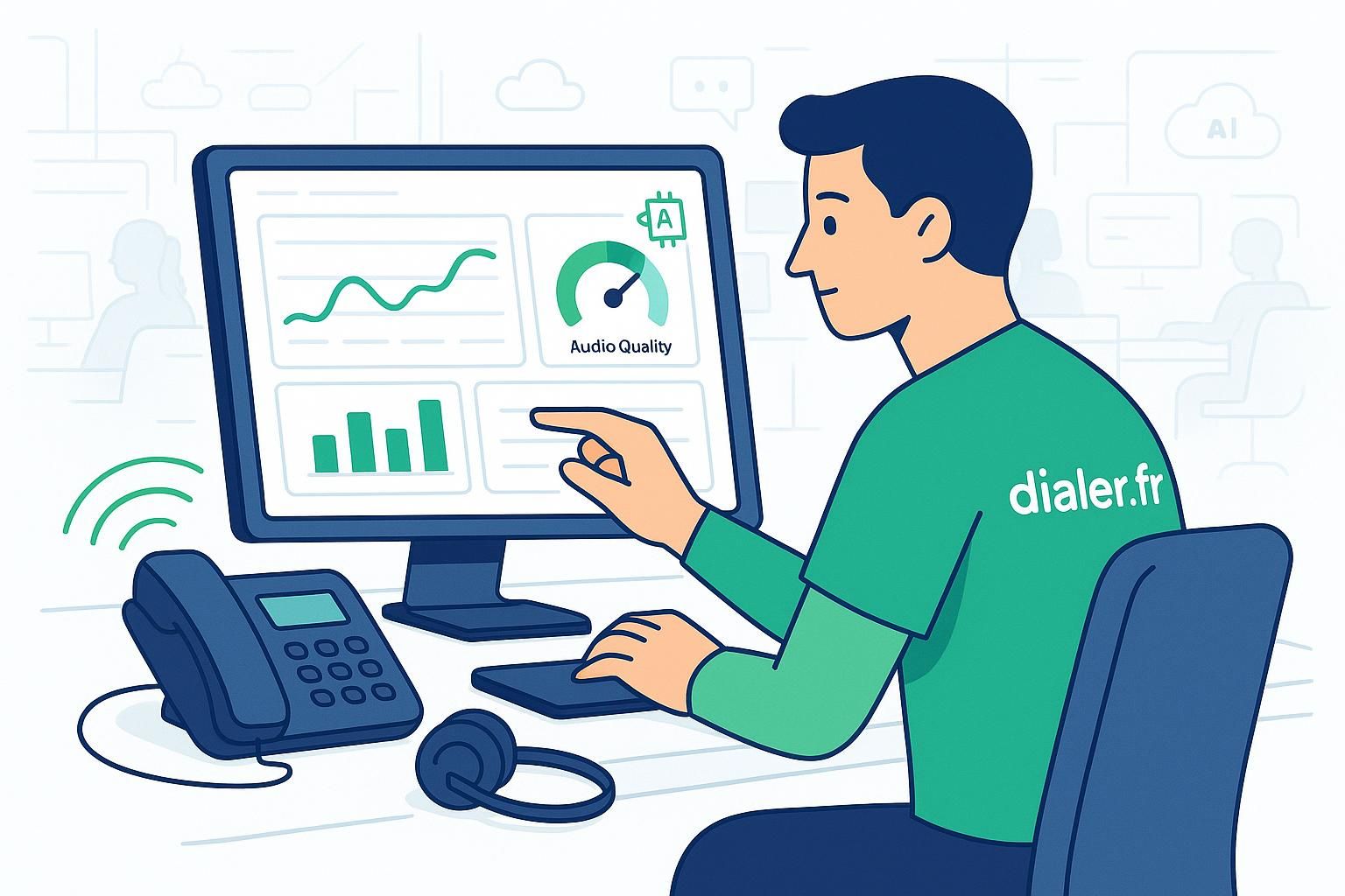 Quel impact a la qualité audio sur la téléphonie cloud
