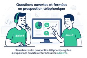 Questions ouvertes et fermées en prospection téléphonique : méthodes et conseils pour réussir