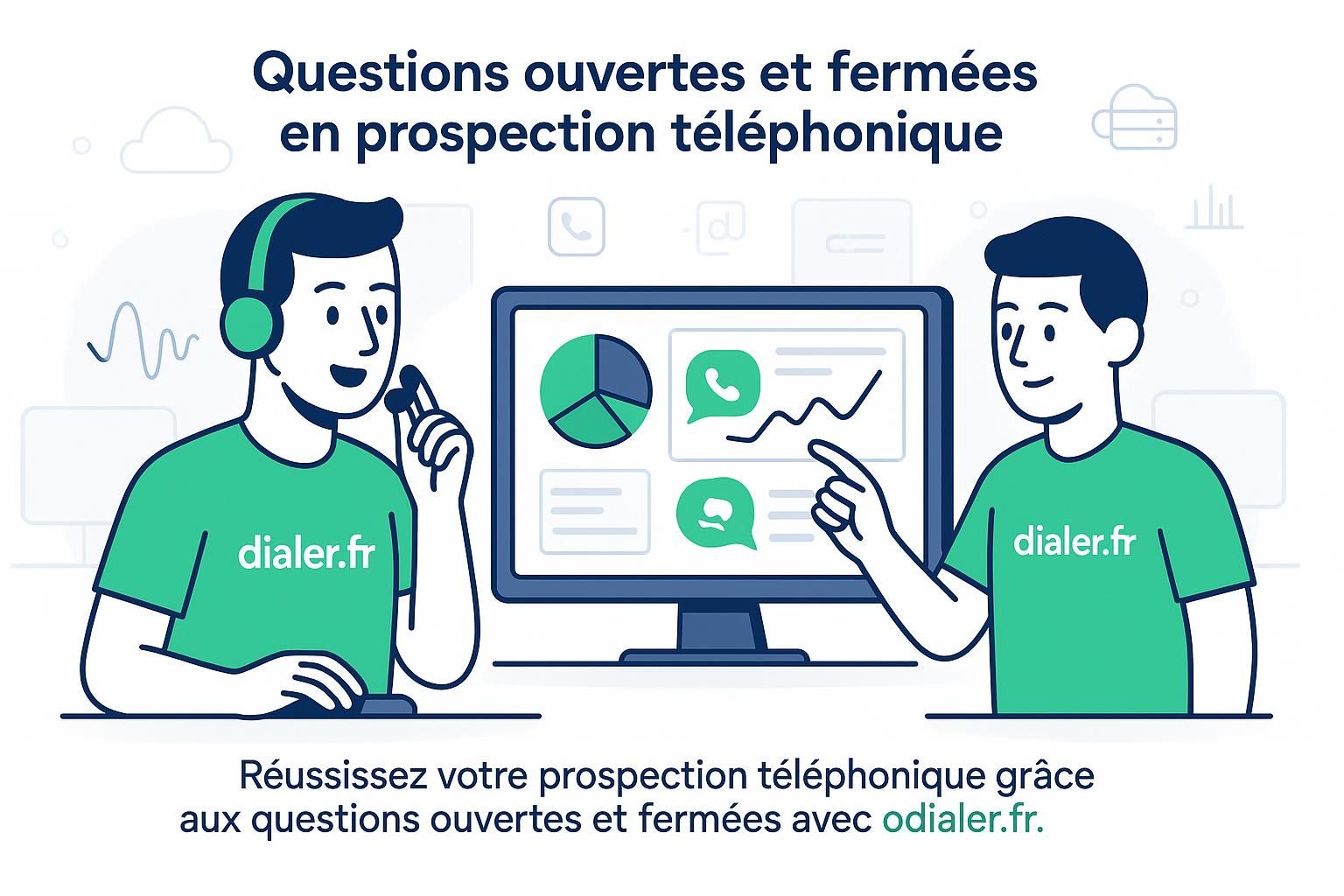 Questions ouvertes et fermées en prospection téléphonique : méthodes et conseils pour réussir