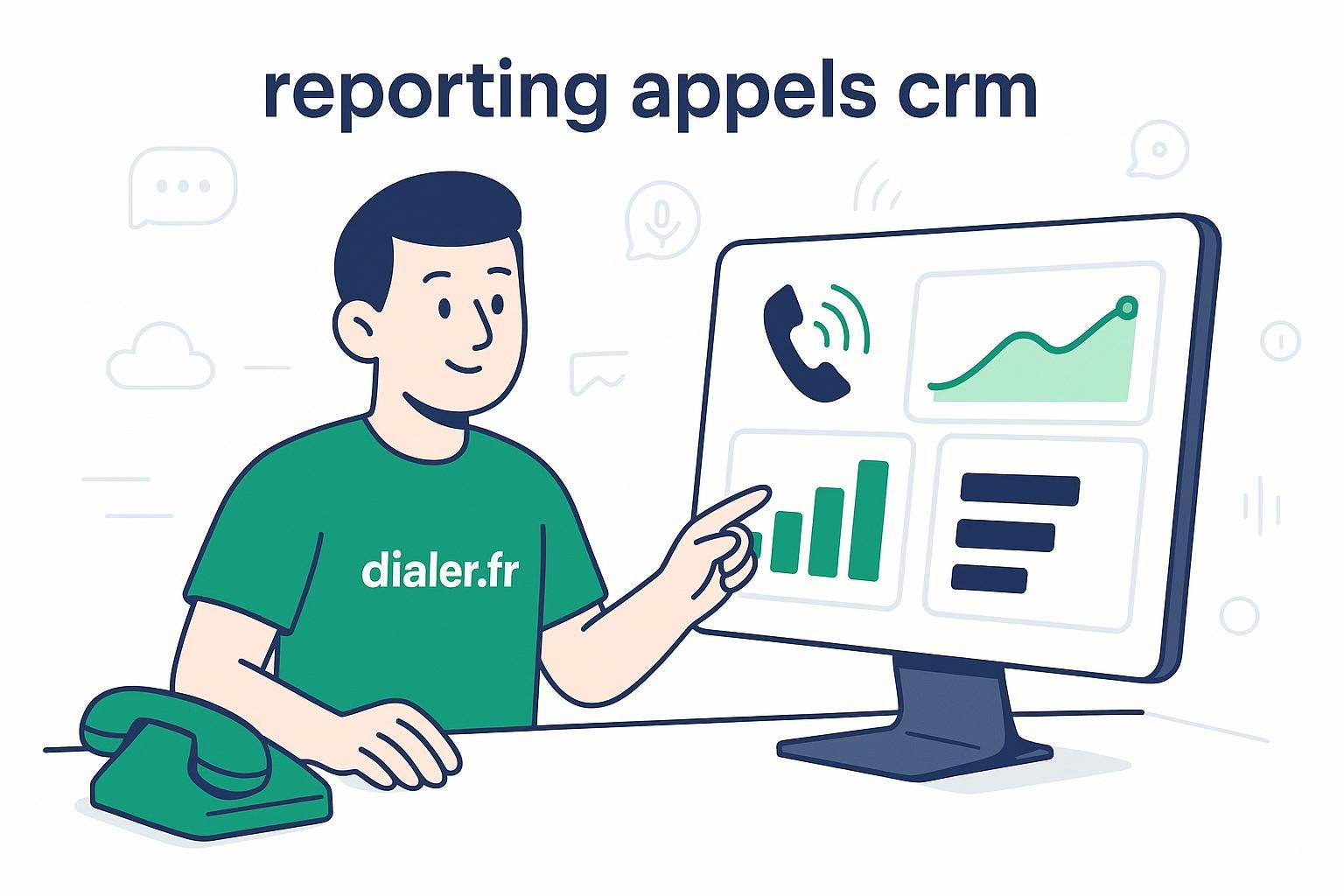 Reporting appels crm : quelles métriques clés suivre pour optimiser votre performance