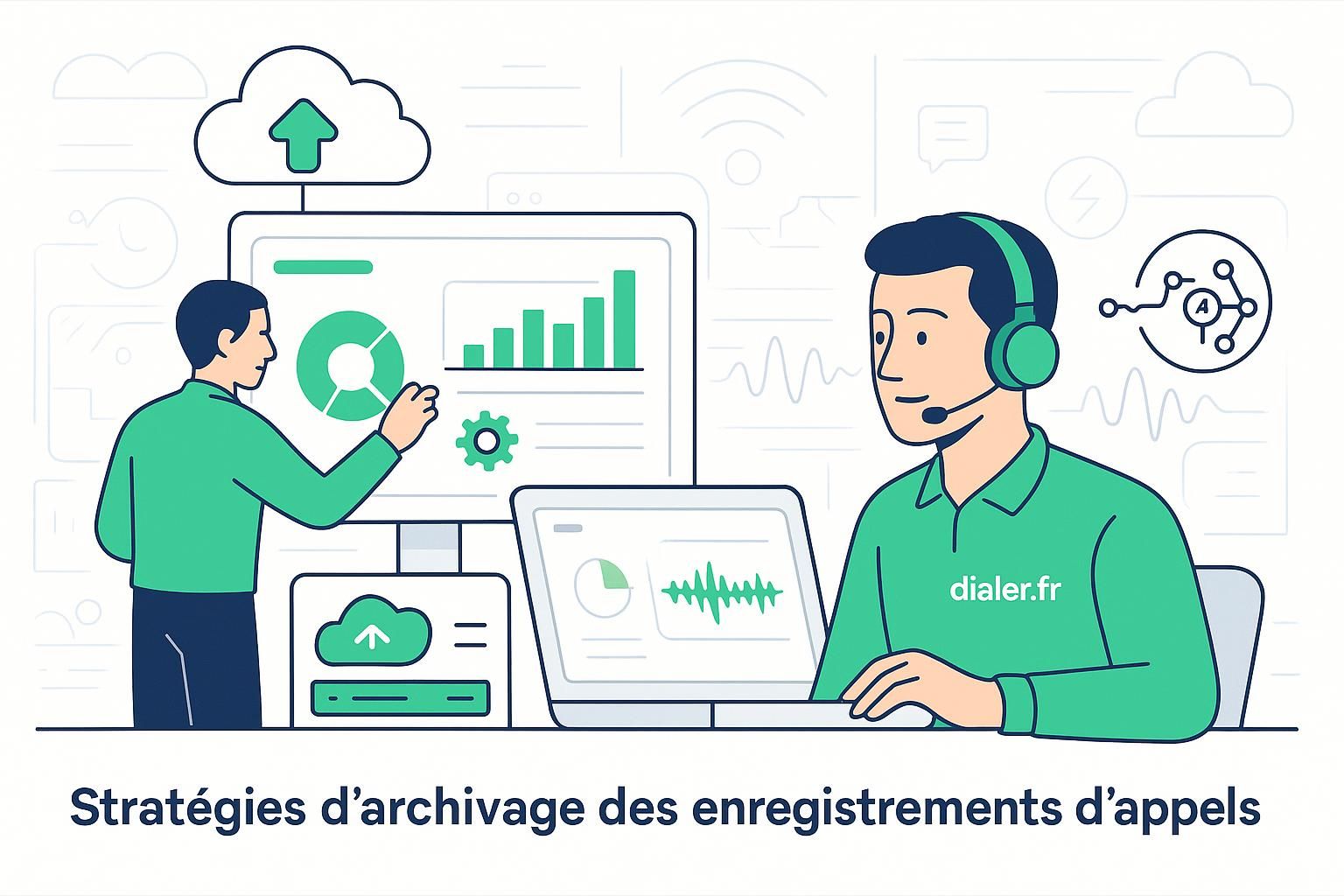 Stratégies d’archivage des enregistrements d’appels pour une gestion long terme efficace