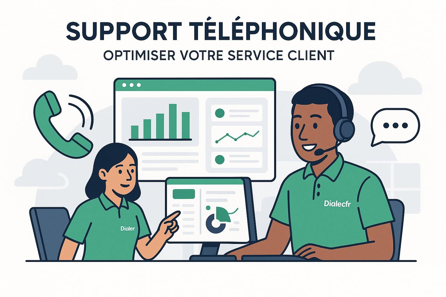 découvrez comment choisir entre support téléphonique, chat ou email pour optimiser votre service client et améliorer la satisfaction de vos clients.