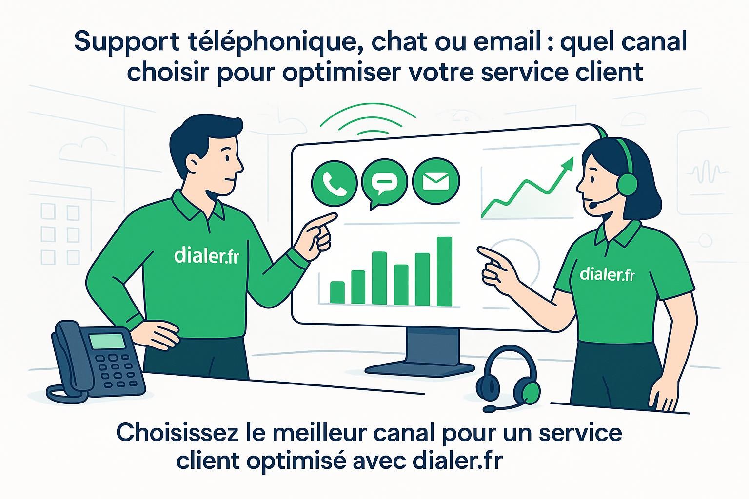Support téléphonique, chat ou email : quel canal choisir pour optimiser votre service client